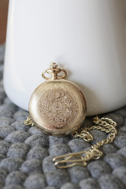 Classic Gold Roman Numeral Pocket Watch - Image 2