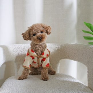 Pet Strawberry Printed Clothes