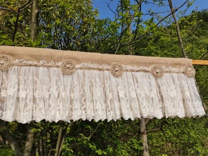 Romantic lace curtains