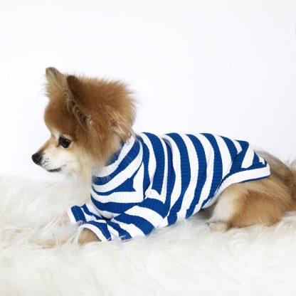 Cute Pet Striped Sweater - Image 3