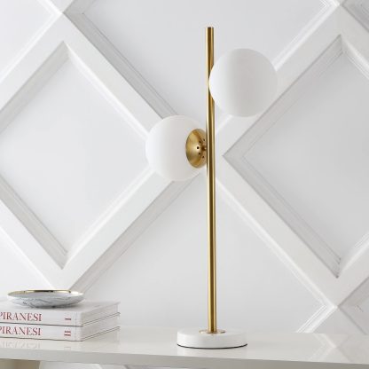 Dual Light Coast Vintage LED Table Lamp - Image 2