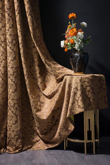 European style jacquard blackout curtains