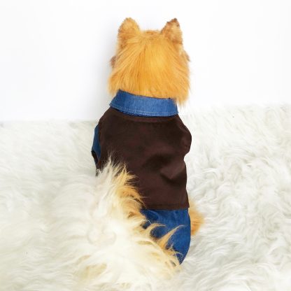 Vintage Pet Suede Fringe Vest - Image 2