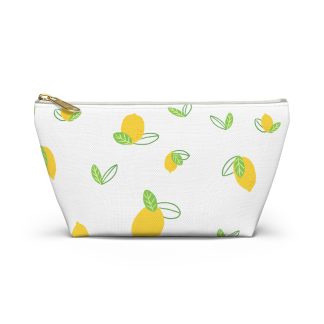 Lemon pattern cosmetic bag