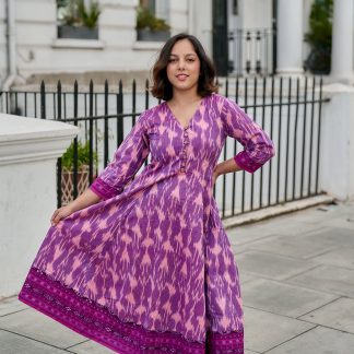 Lilac printed dress