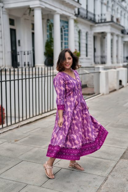 Lilac printed dress - Image 7