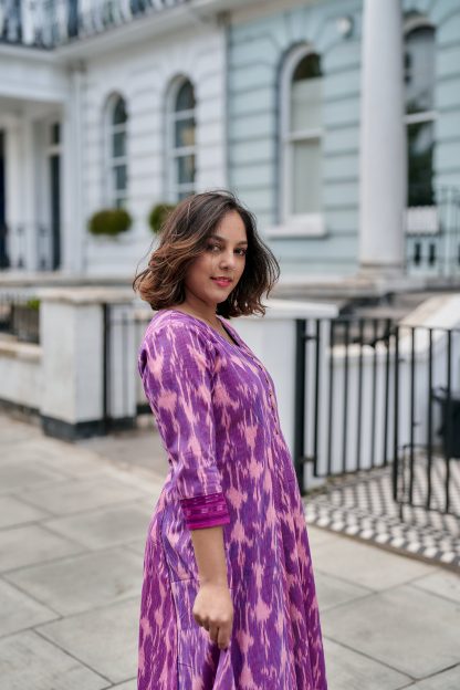 Lilac printed dress - Image 2