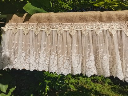 Romantic lace curtains