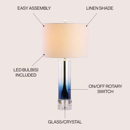 Glass/Crystal LED Table Lamp - Image 5