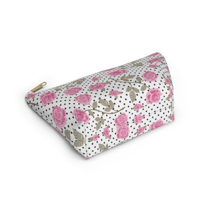 Red breathable rose pattern  cosmetic bag - Image 2