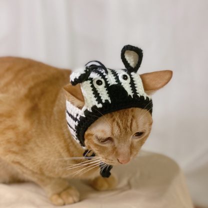 Cute Crochet Zebra Hat - Image 6