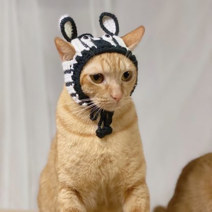 Cute Crochet Zebra Hat - Image 3