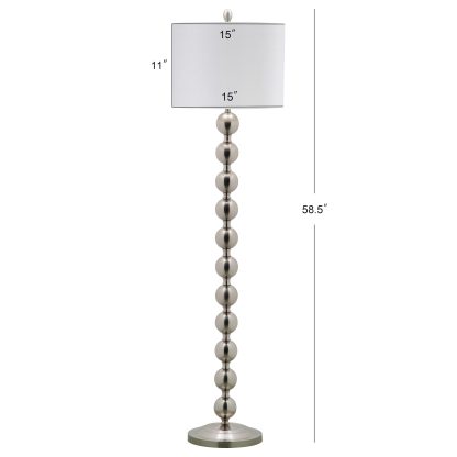 Modern simple beaded floor lamp - Image 7