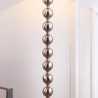 Modern simple beaded floor lamp