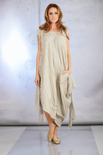Irregular sleeveless dress - Image 5