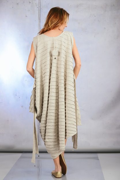 Irregular sleeveless dress - Image 4
