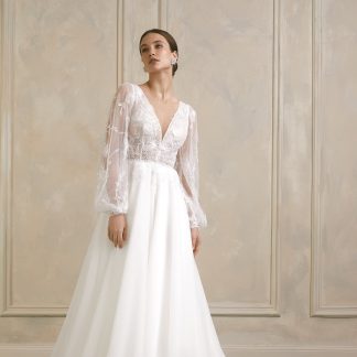 Floral Lace Wedding Dress