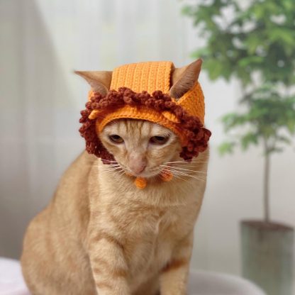 Cat with lion hat - Image 3
