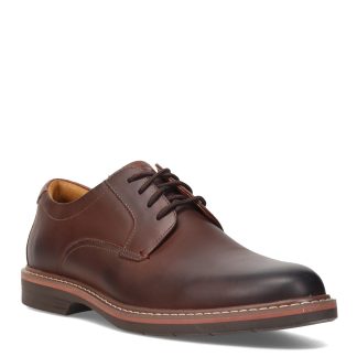 Men's flat toe oxford shoes