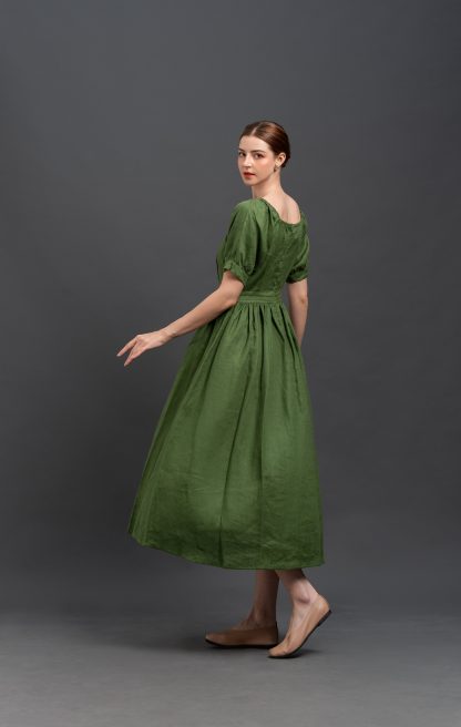 Vintage Linen Dress - Image 3