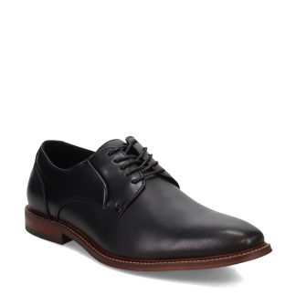 Men's flat toe oxford shoes