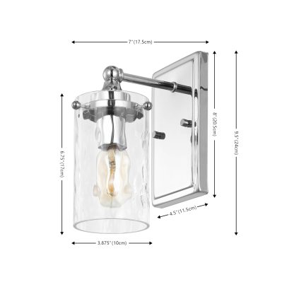 Gold Single Glass Shade Wall Sconce - Image 2
