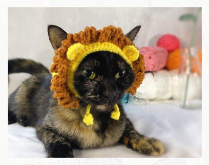Cat with lion hat - Image 3