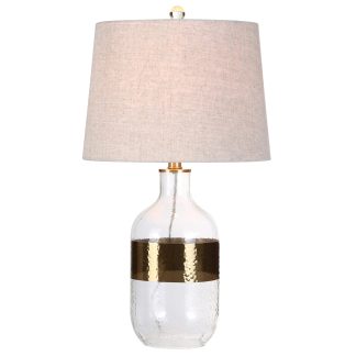 Pastoral style glass LED desk lamp