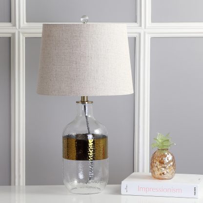 Pastoral style glass LED desk lamp - Image 2