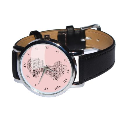 Jane Austen Literary Silhouette Watch - Classic Watch - Image 3