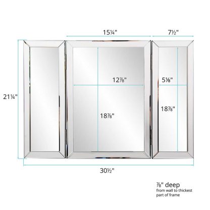 Tri-fold dressing mirror - Image 8