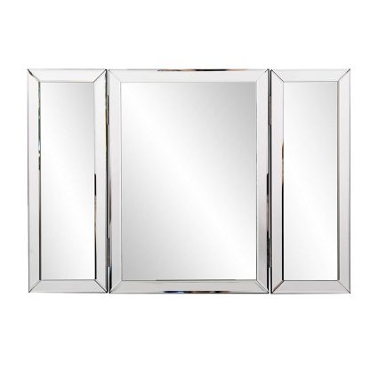 Tri-fold dressing mirror