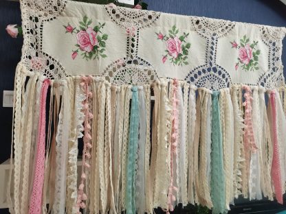 Unique beige lace curtains - Image 3