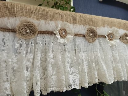 Lace curtain valance - Image 4