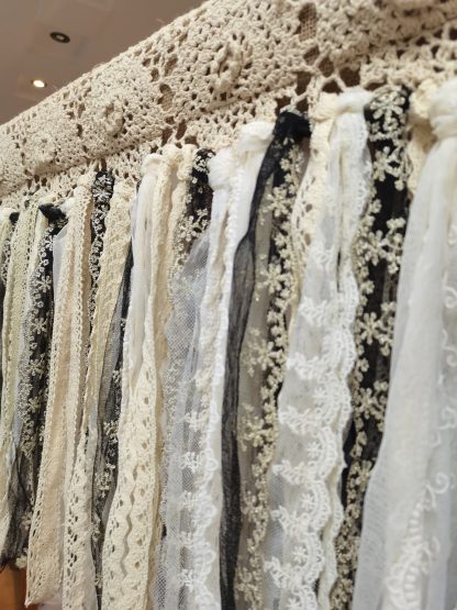 Crocheted lace valance curtains - Image 4