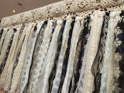 Crocheted lace valance curtains - Image 3