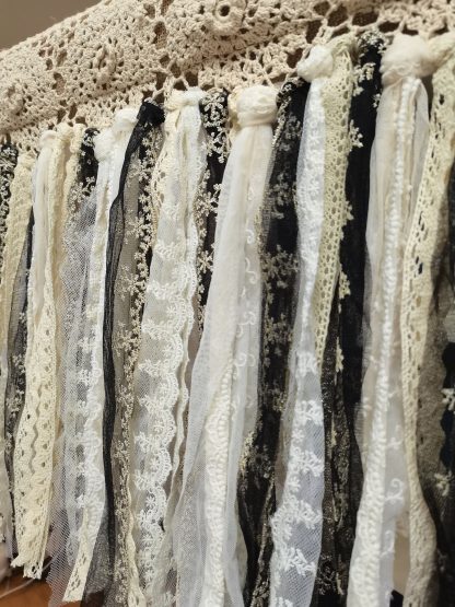 Crocheted lace valance curtains - Image 2