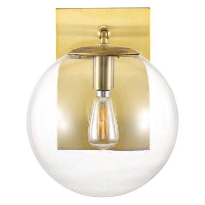 Nordic style brass glass wall lamp - Image 2