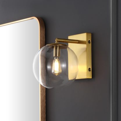 Nordic style brass glass wall lamp - Image 9