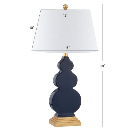 Modern ceramic bedside table lamp - Image 4