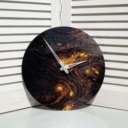 Elegant Geode Wall Clock - Image 3