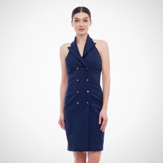 Ladies Sleeveless Backless Dress