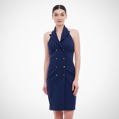 Ladies Sleeveless Backless Dress