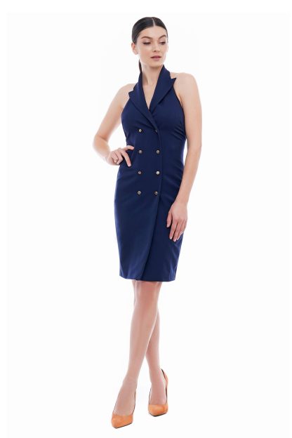Ladies Sleeveless Backless Dress - Image 4