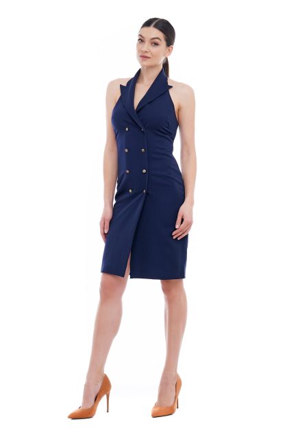 Ladies Sleeveless Backless Dress - Image 3