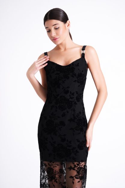 Ladies suspender lace dress - Image 3