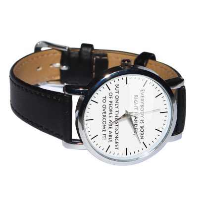 Left-handed Power Watch – Inspirational Quotes Watch - Image 3