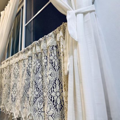 Crochet Curtains for Cabinets - Image 2
