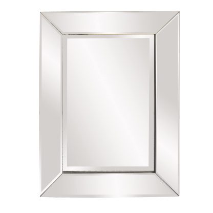 Rectangular wall mirror