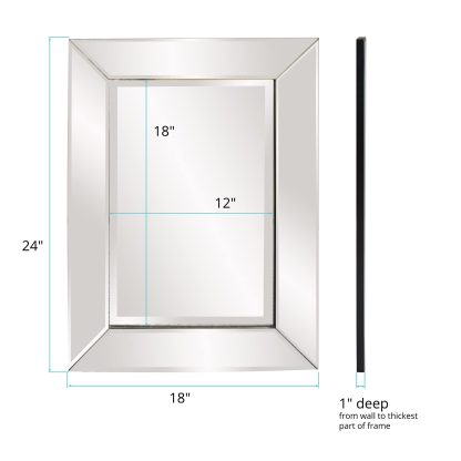 Rectangular wall mirror - Image 7